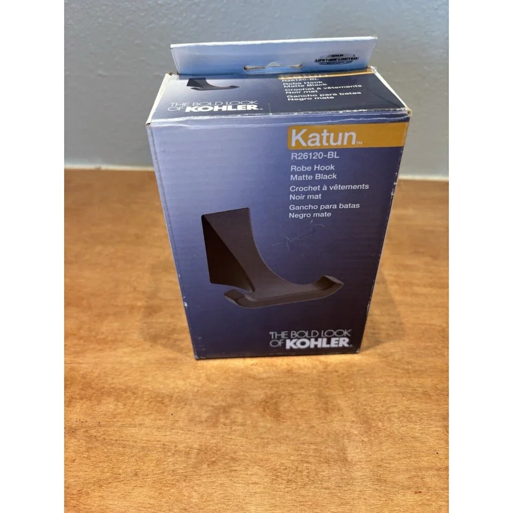 Kohler Katun Robe Hook in Matte Black